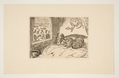 Sloth, from the portfolio The Deadly Sins by James Ensor