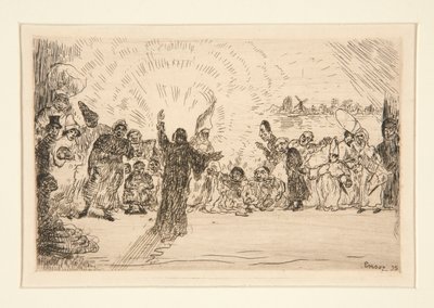 Christ and the Beggars by James Ensor