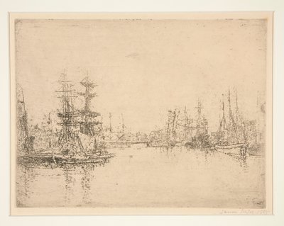 The Main Dock, Ostend by James Ensor