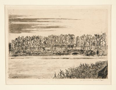 The Bridge in the Wood at Ostend by James Ensor