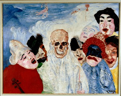 Masks and death by James Ensor