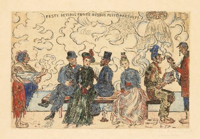 Pollution under, Pollution above, Pollution everywhere by James Ensor