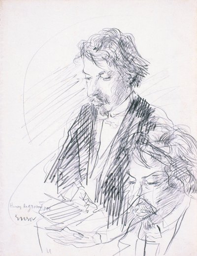 Portrait of the artist, Henry de Groux by James Ensor