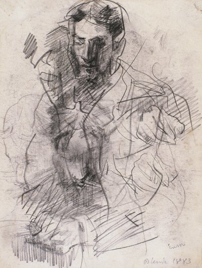 Portrait of the Artist, Willy Finch by James Ensor