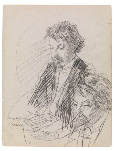 Portrait of the Artist Henry De Groux by James Ensor