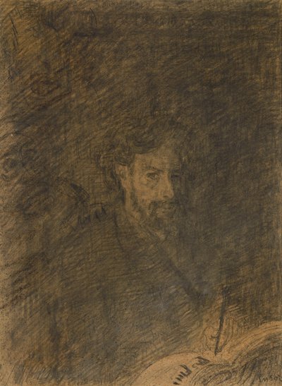 Self-Portrait ("Not Finished") by James Ensor