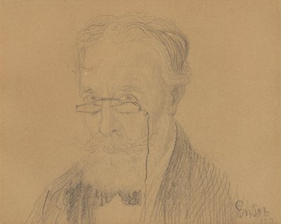 Self-portrait by James Ensor