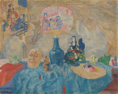 Still Life with Chinoiseries by James Ensor
