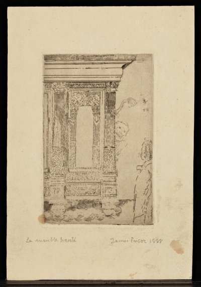 The Haunted Furniture by James Ensor