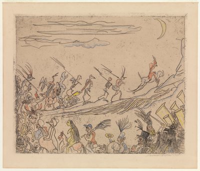 The Infernal Cortege, c.1887 by James Ensor