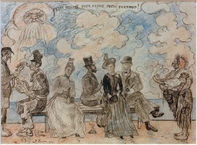Below Plague, Above Plague, Everywhere Plague by James Sidney Ensor