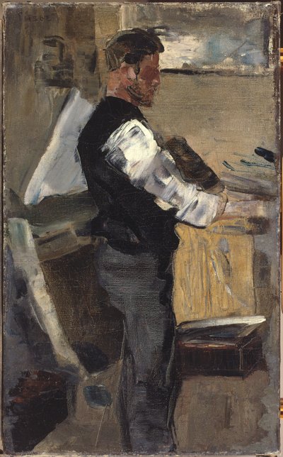 Willy Finch in the Studio by James Ensor