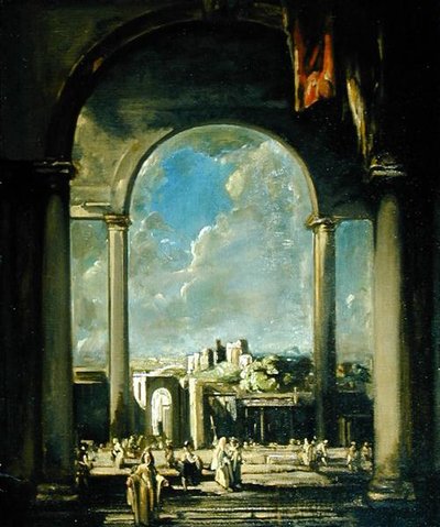 Figures Under an Arch by James Ferrier Pryde