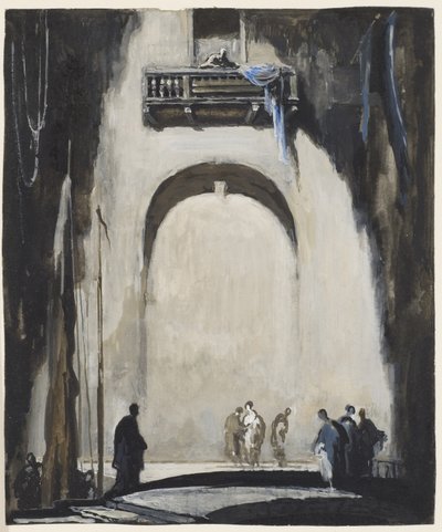 The Unknown Corner, 1912 by James Ferrier Pryde