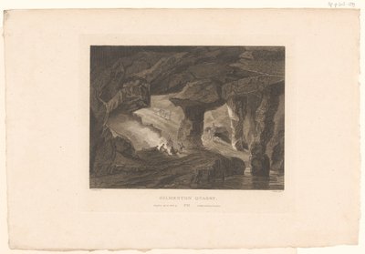 View of Gilmerton Quarry, near Edinburgh by James Fittler
