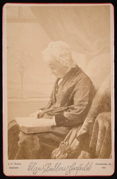 Portrait of Eliza Ballou Garfield 1801-1888, 1881 by James Fitzallen Ryder
