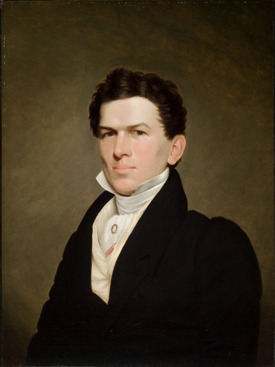 Portrait of Abraham Garland Randall 1820 by James Frothingham