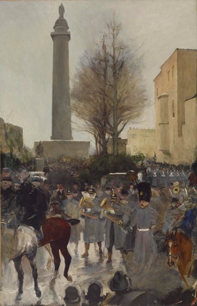 Fifth Regiment in Mount Vernon Place by James G. Harwood