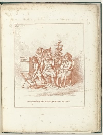 Committee for Foreign Affairs, 1795 by James Gillray (possibly)
