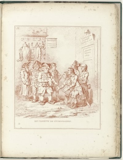 Committee for Expatriates, 1795 by James Gillray (possibly)