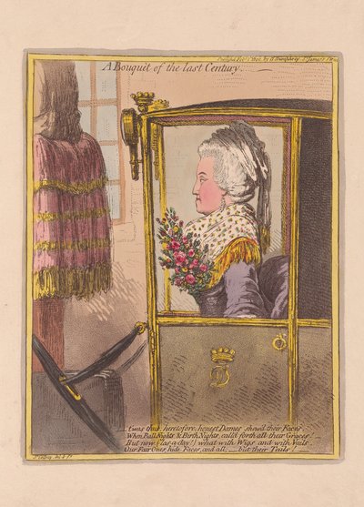 A Bouquet of the Last Century by James Gillray