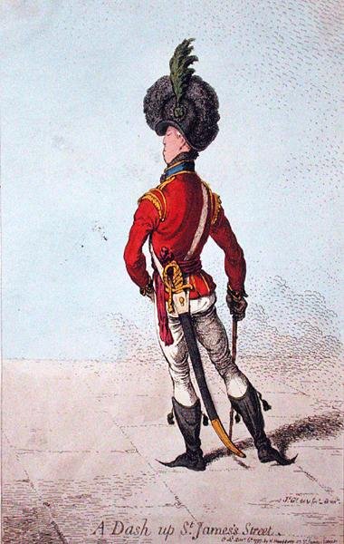 A Dash up St. James Street, Published by Hannah Humphrey by James Gillray
