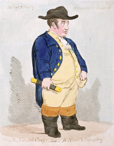 A Natural Crop; Alias - A Norfolk Dumpling by James Gillray