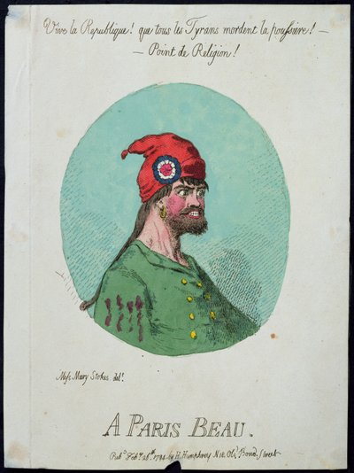 A Paris Beau by James Gillray