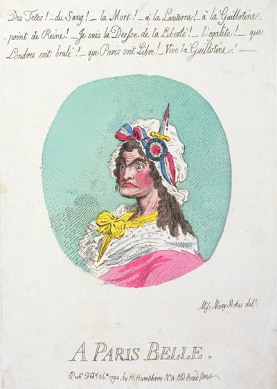 A Paris Belle by James Gillray