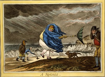 A Squall by James Gillray