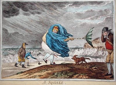 A Squall by James Gillray