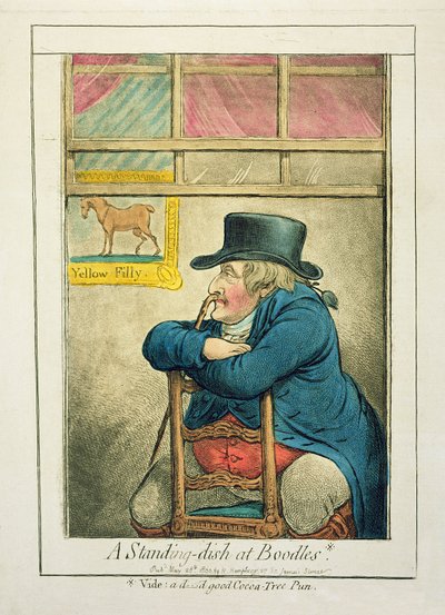 A Standing-dish at Boodles, published by Hannah Humphrey, 1800 by James Gillray