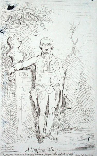 A Uniform Whig by James Gillray