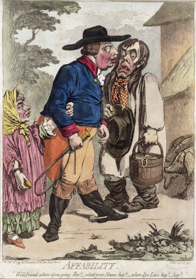 Affability by James Gillray