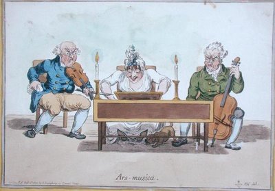 Ars Musica by James Gillray