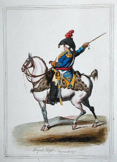 Brigade Major by James Gillray
