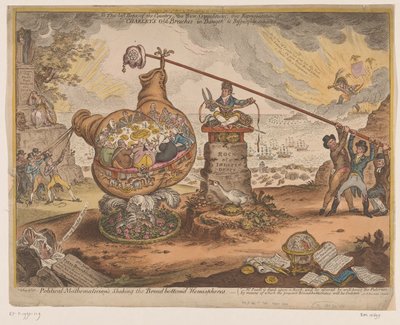 British Political Cartoon, 1807 by James Gillray