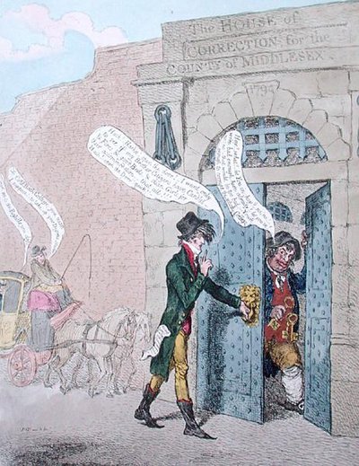 Citizens Visiting the Bastille by James Gillray