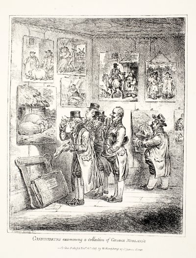 Connoisseurs Examining a Collection of George Morland