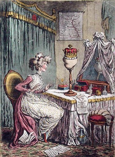 Contemplations upon a Coronet by James Gillray