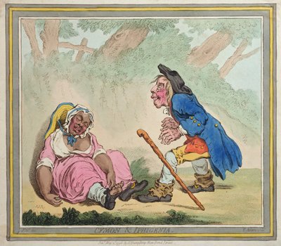 Cymon und Iphigenia by James Gillray