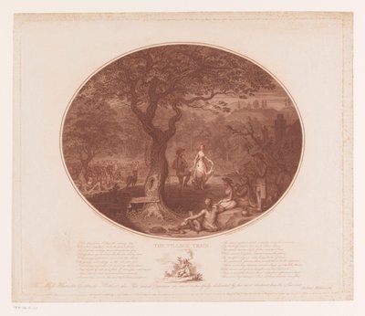 Dancing Man and Woman Under a Tree by James Gillray