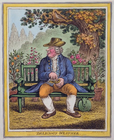 Delicious Weather, Published by Hannah Humphrey by James Gillray