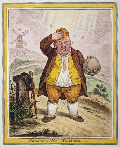 Dreadful-Hot Weather by James Gillray