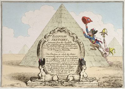 Egyptian Sketches by James Gillray