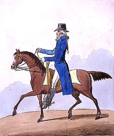 Equestrian Elegance, or A Noble Scot, metamorphosed by James Gillray