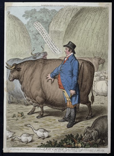 Fat Cattle by James Gillray