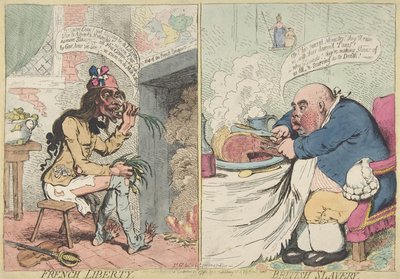 French Liberty. British Slavery, December 21, 1792 by James Gillray
