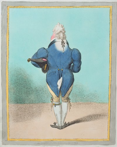 H.R.H. the Prince of Wales published by Hannah Humphrey by James Gillray