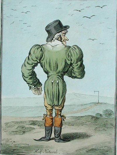 Half-Normal, published by Hannah Humphrey in 1799 by James Gillray